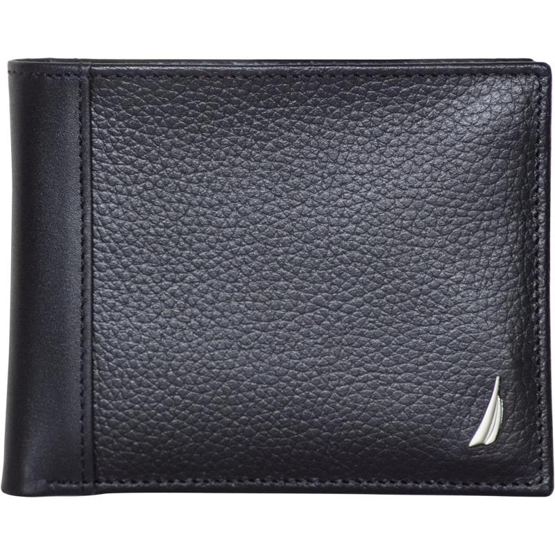 Nautica Classic J-Class Leather Bifold Wallet(Nautica Classic J-class ...