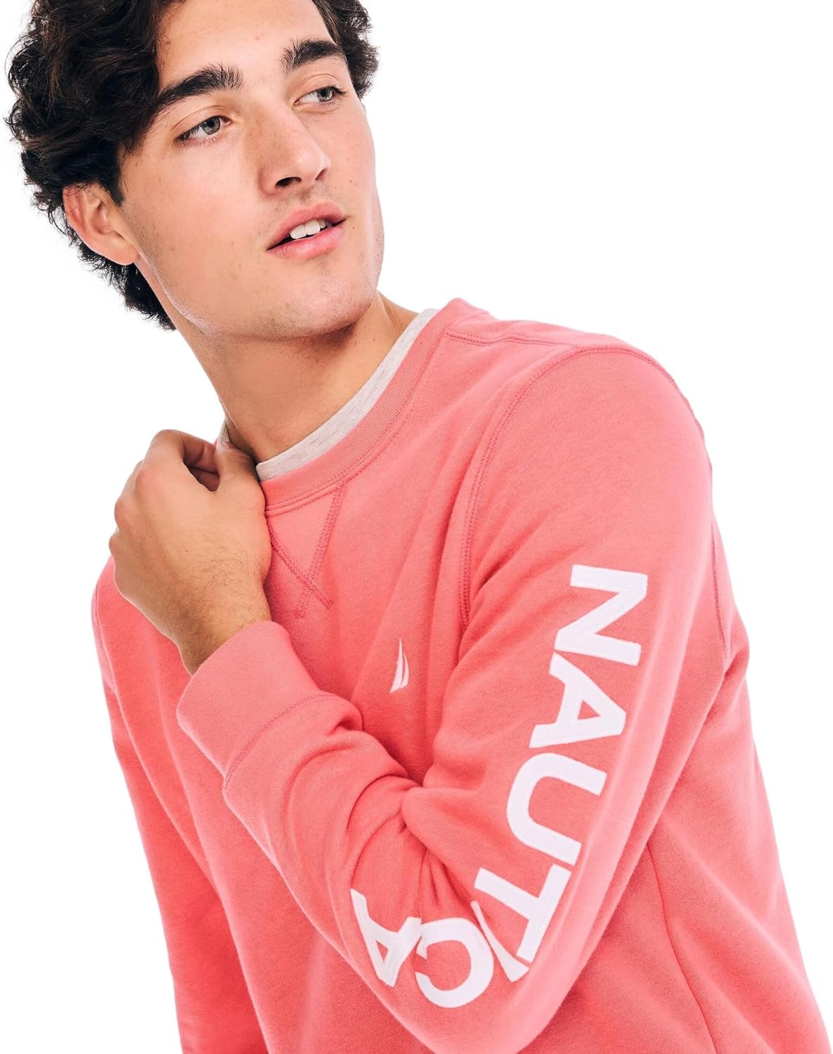 Nautica Men’s Basic Crew Neck Fleece Sweatshirt((Fall/Winter 2024 ...