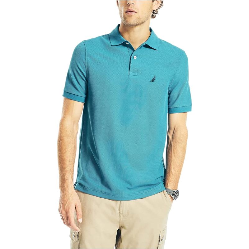 Nautica Men’s Sustainably Crafted Deck Polo(Teaberry) - Nautica Sales