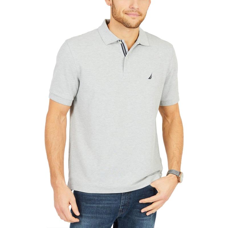 Nautica Men’s Classic Short Sleeve Solid Performance Deck Polo Shirt ...